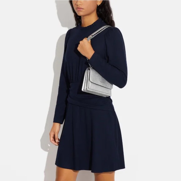 Coach Mini Klare Crossbody! Silver/Metallic! - Picture 2 of 16